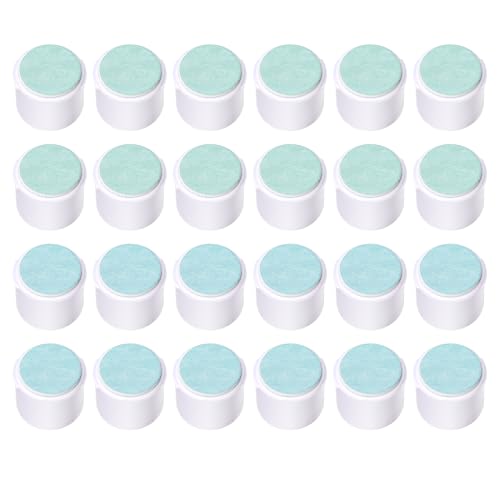 Electric Nail Trimmer Replacement Pads 24 Packs Baby Nail File Grinding Heads Compatible with Frida Baby Nail File (Green: 6-12M; Blue: 12+M Babies)