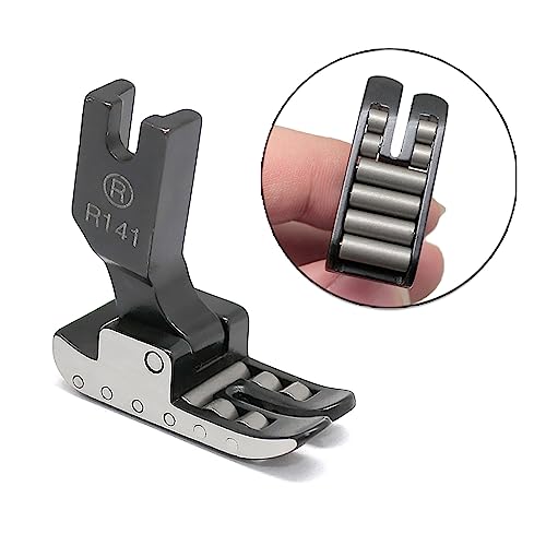 Set de 2 pies prensatelas rodillo para máquina industrial miniatura 2