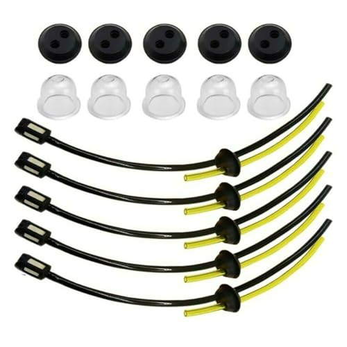 CHICHIYANG Gasoline Filter Pipes Kit, Whipper Snipper Line Trimmer Cutter Fuel Line Filter Hose Pipe Tank Kit
