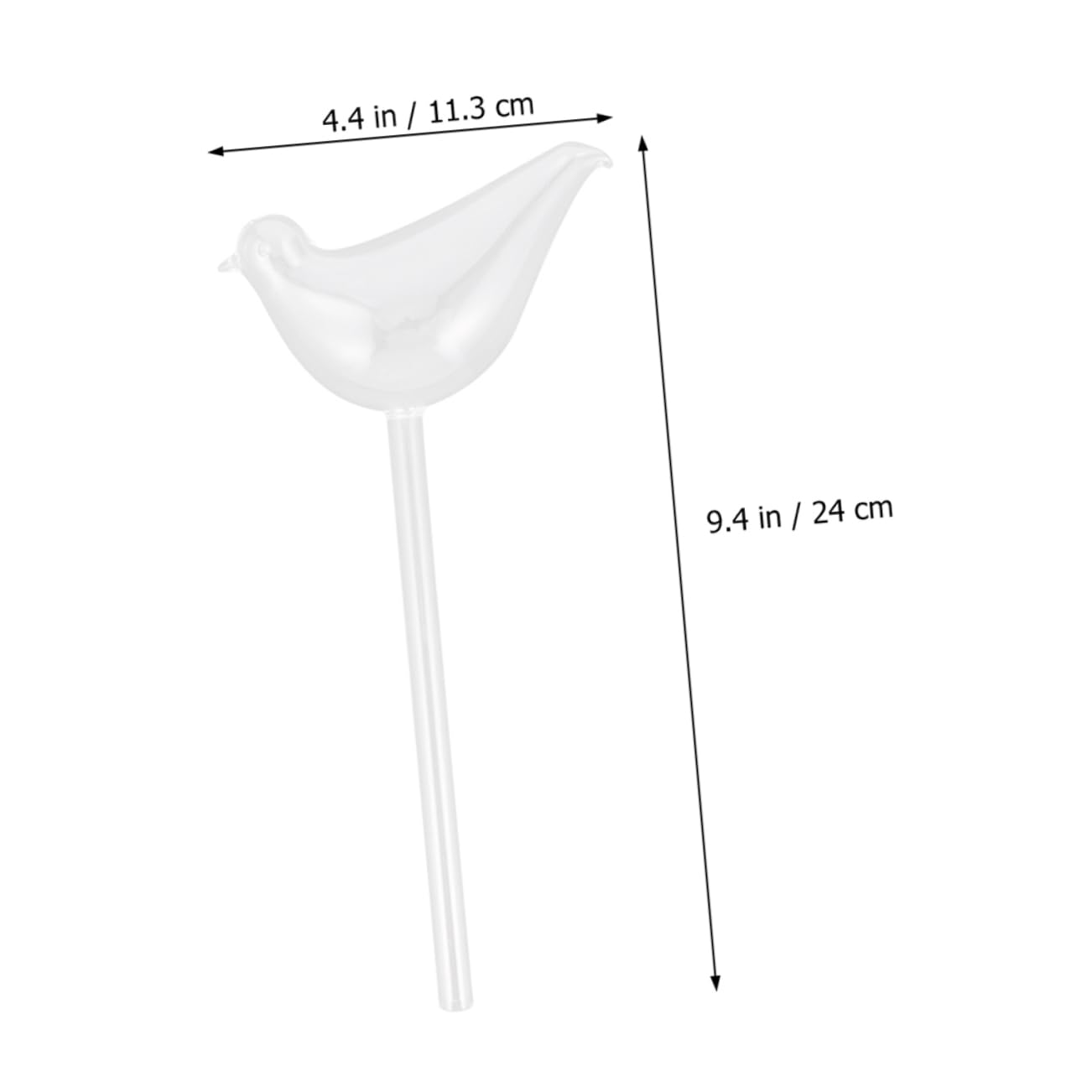 HANABASS Globes à Arrosage Automatique Dispositif D'irrigation Automatique Lot de 4 en Verre Borosilicaté Transparent pour Plantes pour Voyages et Festivals