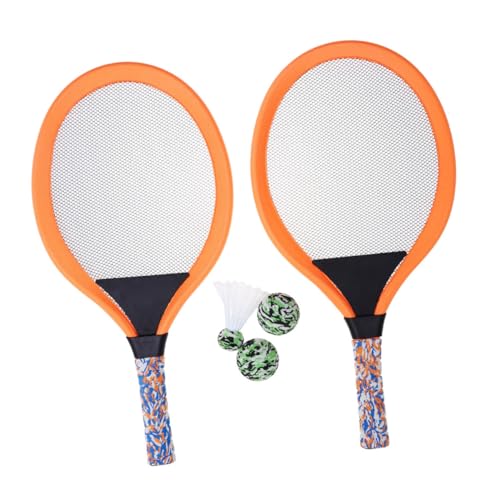 Idée cadeau enfant kit de tennis plastique pour s'amuser en famille dehors