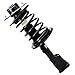 Detroit Axle - 2 Front Struts for 2001-2007 Dodge Caravan Grand Caravan Chrysler Town & Country 01-03 Voyager Complete Struts with Coil Spring 2002 2003 Replacement Ready Strut Shock Assembly
