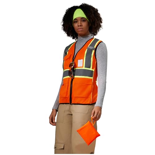 Image of AYKRM 11 color Ladies High Vis Reflective Safety Vest for Women