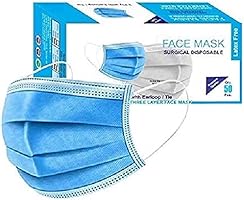 Desidiya® 3-Ply Meltblown Disposable Surgical Face Mask With Nosepin CE and ISO Certified