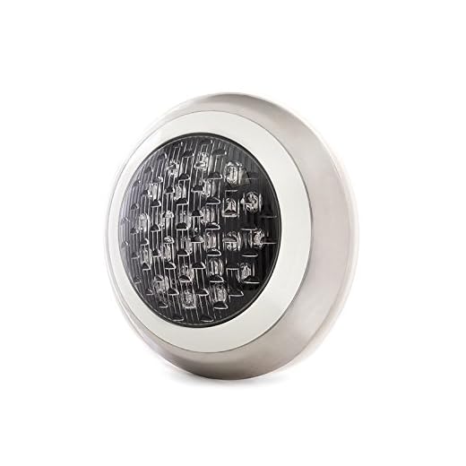 Greenice | Foco De Piscina Leds Montaje Superficie Ø300Mm 24W 1920Lm Blanco Natural