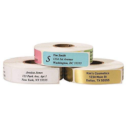 Return Address Labels - Roll Of 500 Personalized Labels (Gold) #TOP2