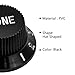 Musiin Guitar Knob Caps Compatible with Squier/Strat with Tone and Volume Control Potentiometer Caps (Black 3 Sets)