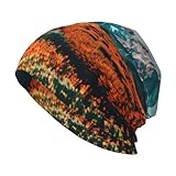Travel Mountain Sunset - Gorro de punto de alta calidad, ala para adultos, ideal para invierno, cómodo y duradero, color negro, Negro -, talla única