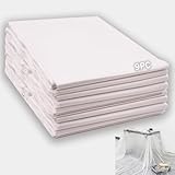 ROLLINGDOG 9PCS Plastic Drop Cloths for Painting 12 x 9ft (3.66 x 2.74m)