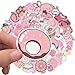 Cute Pink Stickers for, 50 PackPCS Waterproof Vinyl Aesthetic Stickers Laptop Skateboard Luggage Compute for Kids Teens Girls Party Supplies Classroom Reward(Colourful-2)