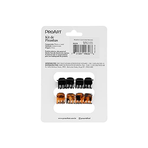 Kit Piranhas de Cabelo 8 uni Sortidos