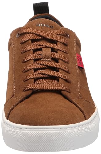 HUGO Men's Essential Cupsole Suede Low Top Sneaker2