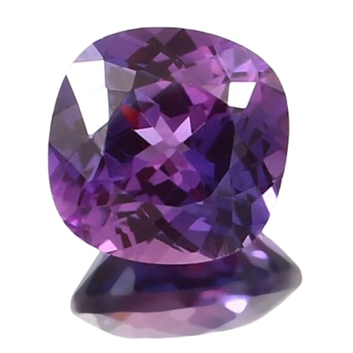 Saphir de Ceylan violet rose naturel de 10,7 mm pour bague haute joaillerie
