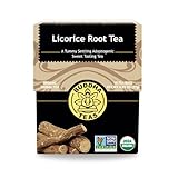 Buddha Teas - Organic Licorice Root Tea - Herbal Tea - For Health & Wellbeing - Immune Health & Digestion Support - Clean Ingredients - Caffeine Free - OU Kosher - 18 Tea Bags (Pack of 1)