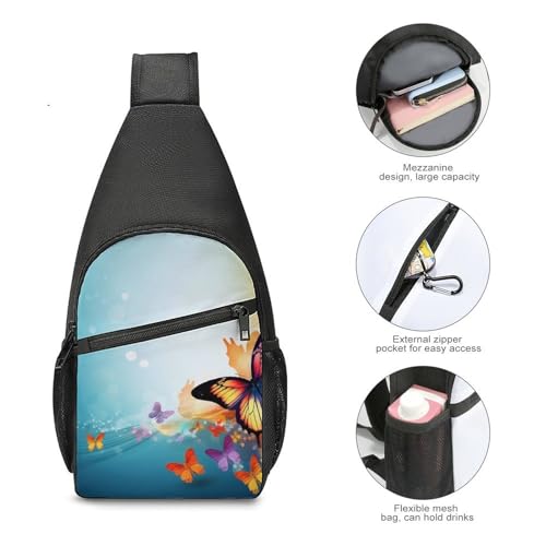 Bolso tipo bandolera deportiva para senderismo unisex miniatura 5