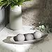 Hosley Decorative Bowl and Orb Set. Ideal Gift for Weddings Special Occasions and for Decorative Centerpiece in Your Living Dining Room O3 (Gray)