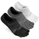 [VWELL] 五本指ソックス メンズ クールマックス 五本指靴下 通気性 5本指ソックス くるぶし スニーカー スポーツ ランニング トレーニング COOLMAX 吸汗速乾 抗菌防臭 四季適用 丈夫な靴下 3足セット 25-27cm