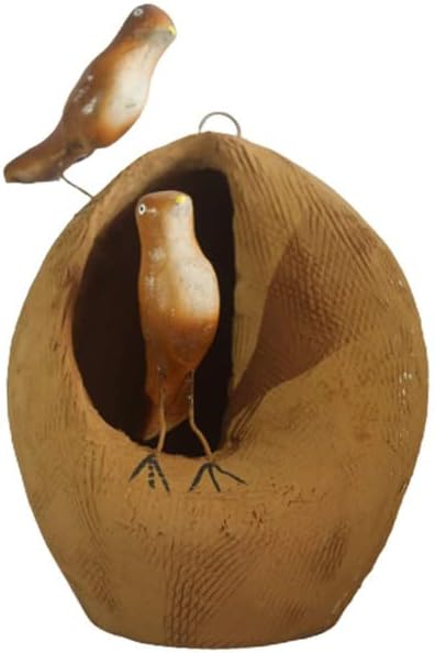 Casa de João de Barro Decoração, Cerâmica Colorida, Escultura Tra...