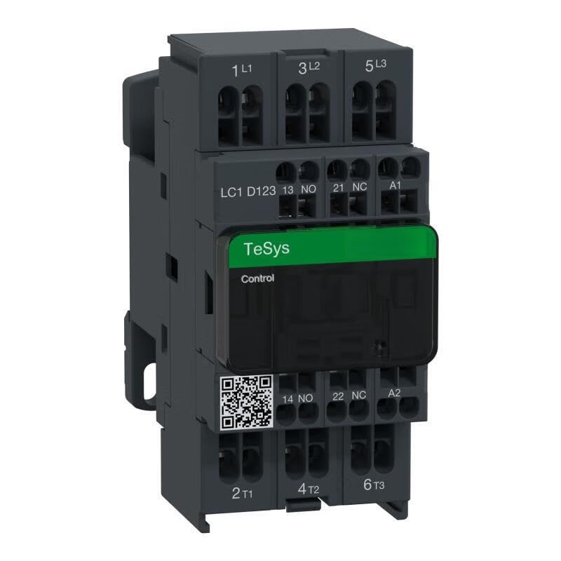 Contacteur tripolaire TeSys LC1D123F7 résistant aux vibrations borne ressort 12A
