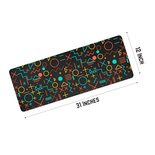 Image of XXL Size Anime & Gaming Mouse Pad [Rubber Base] | Mouse Pad (31 x 12 Inches) 3mm Desk Mat (Gaming Design) HD Printed Desk Mat