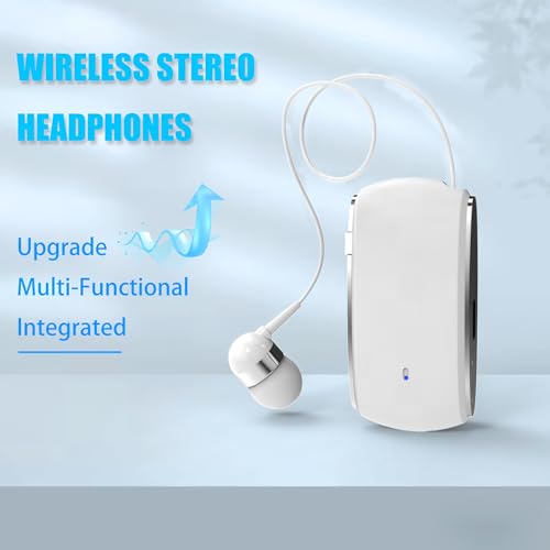Casque Bluetooth anti-nœud avec ligne rétractable pour appel pro