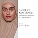 Voile Chic Ribbed Jersey Hijab Scarf for Women - Head Scarf for Women - Warm Taupe