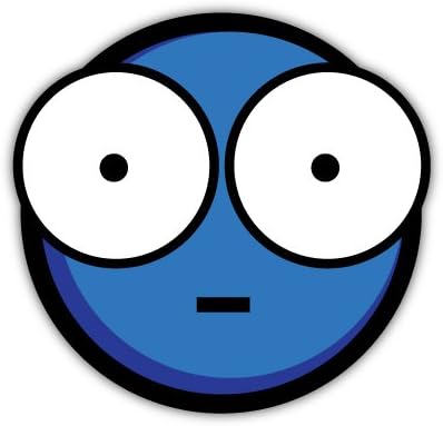 Blue Eek meme 4Chan jdm 9Gag sticker decal 4" x 4"