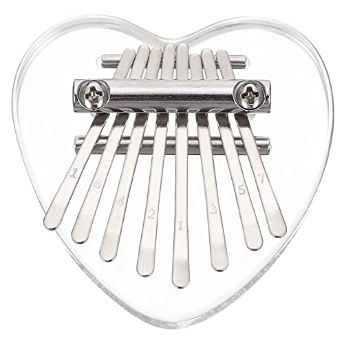 BIENKA Acrylique Kalimba Pouce Piano Clair Doigt Piano 8 Tons Kalimba Piano Mini Coeur Pouce Piano Mélomane Cadeau for… - Les Beatles, Paul McCartney, John Lennon, RIngo Starr, George Harrison BIENKA Acrylique Kalimba Pouce Piano Clair Doigt Piano 8 Tons Kalimba Piano Mini Coeur Pouce Piano Mélomane Cadeau for…