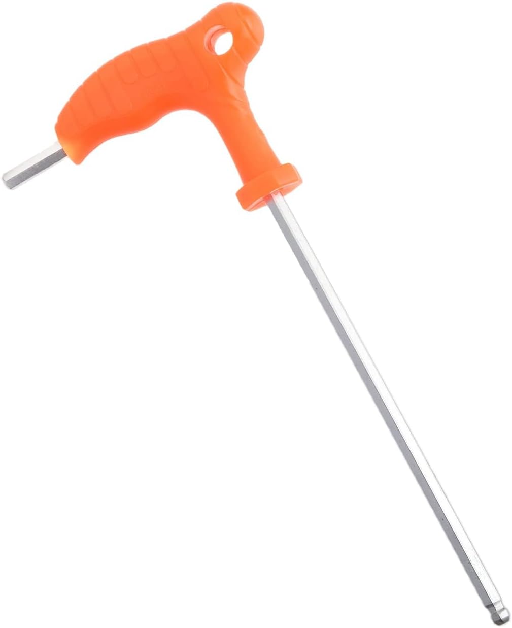 Utoolmart 4mm Metric Ball End Tip T-Handle Hex Wrench Chrome Finish