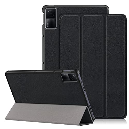 DINGGUAGUA Funda para Xiaomi Redmi Pad 10.6 Pulgadas 2022 Tablet Estuche con Función de Soporte y Auto Estela/Sueño,Negro