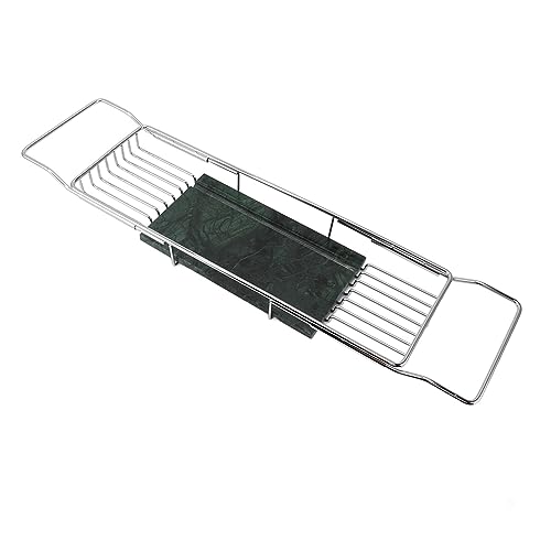 Elegante Vassoio Portaoggetti Estensibile Per Vasca Da Bagno - Design Di Alta Qualità Per Bagni Rilassanti, Contiene Libri, Bevande, Tablet E Telefoni. Ideale Per Gli Amanti Della Spa E Della Cura Di