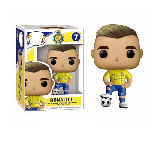 Genérico 12cm Figura de acción de fútbol de Vinilo Coleccionable del Fútbol...
