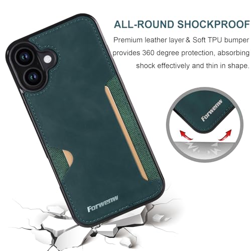 Coque verte iPhone 17 Pro LOLFZ porte-cartes pour vos sorties - 4