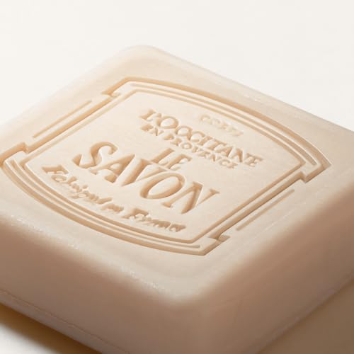 Image of L'Occitane Milk Extra-Gentle Soap: Vegetable Based | Artisanal | Relaxing Scent | Crafted With Lavender From Provence | Gently Cleanse | Vegan (Pack of 2)