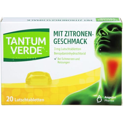 Tantum Verde Lutschtabletten mit Zitronen-Geschmack 3 mg | 20 Stück