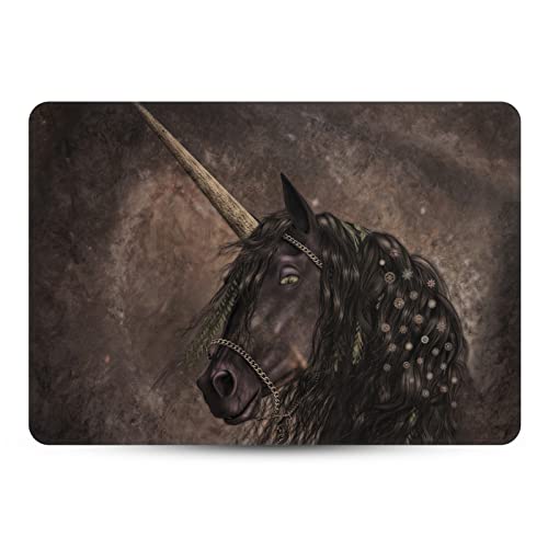 Housse vinyle MacBook Pro 16 A2141 premium Simone Gatterwe Rêveur Noir
