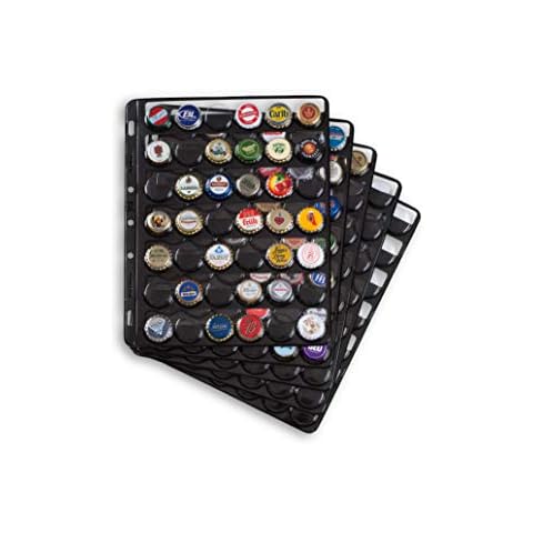 Leuchtturm 305080 Hojas de plástico COMPART para 42 Placas de Cava/Tapas Coronas Cover
