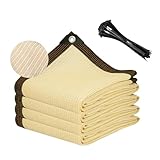 Shade Cloth for Garden 10x20ft, 70% Sunblock Mesh Tarp & Outdoor Sun Shade with Grommets, Sun Shade Outdoor Cover, Plant Covers Freeze Protection for Greenhouse, Kennel, Lawn, Patio