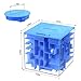 Puzzle Maze Money Holder Box Brain Teasers Toy Gifts for Adults and Teens Blue