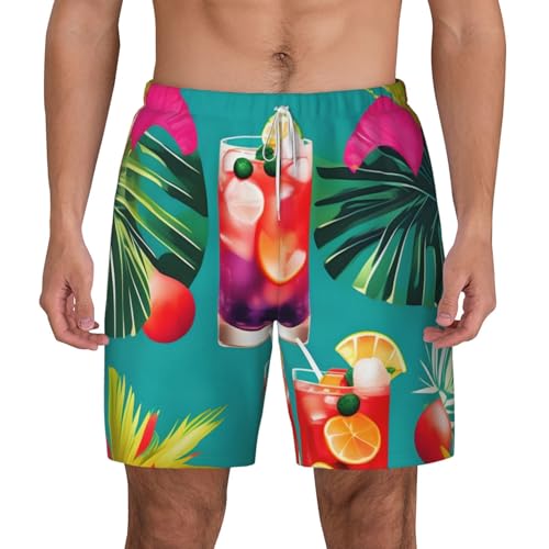 Short de bain homme anti frottement doublure compression