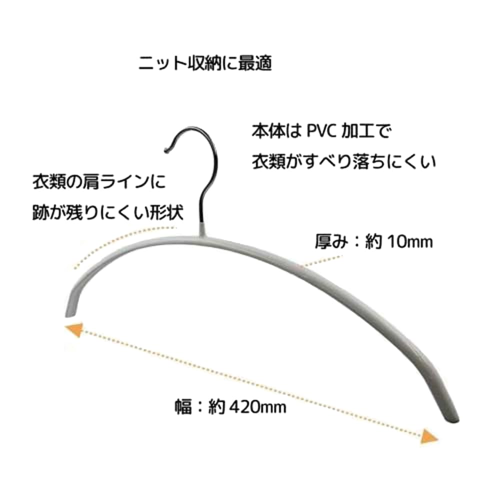 Amazon.co.jp: シンコハンガー(Shinkohanger) ニットハンガー  