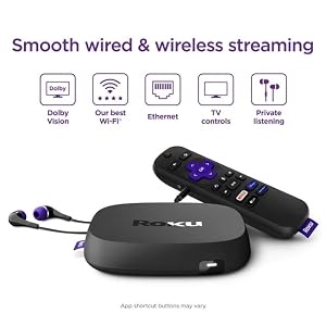 Roku Ultra LT Streaming Device 4K/HDR/Dolby Vision/Dual-Band Wi-Fi with Roku Voice Remote and HDMI Cable, with MTC HDMI Cable and USB Extension Cord — photo 2 of 6