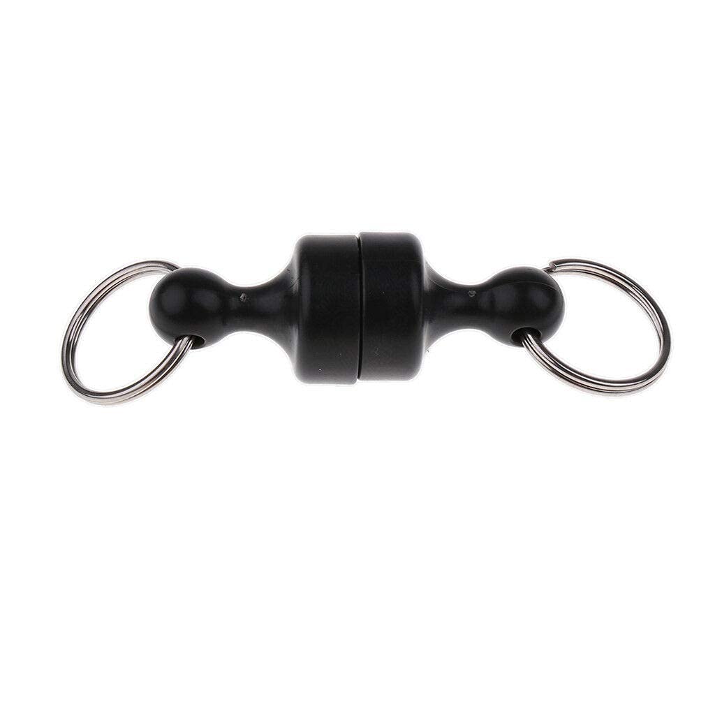 Ubersweet® Imported Fishing Landing Trout Net Magnetic Release Holder Magnet Clip Black_28687-image-37