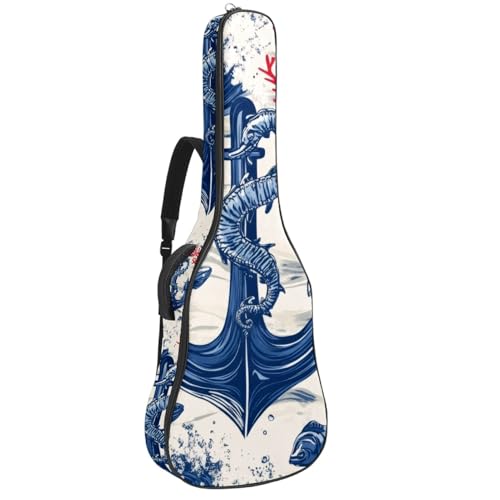 Housse guitare 109 cm imperméable pour transporter vos accessoires