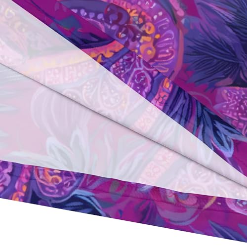 Image of SUZONANA Plus Size Dresses for Women Floral Print Maxi Dress Flowy 3 /4 Sleeve with Belt