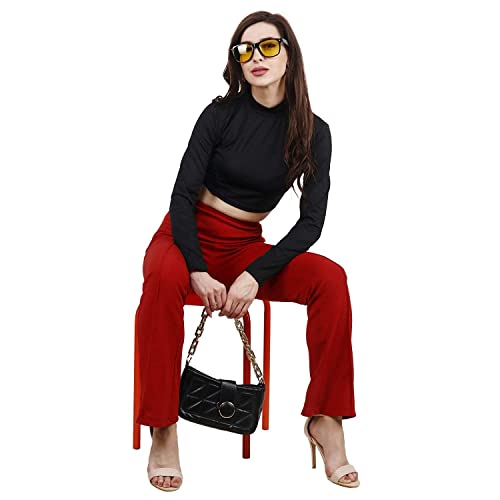 Image of Leriya Fashion Women's Yoga Dress Pants Stratchable Work Slacks Business Casual Office Straight Leg /Bootcut Elastic Waist Trouser for Women