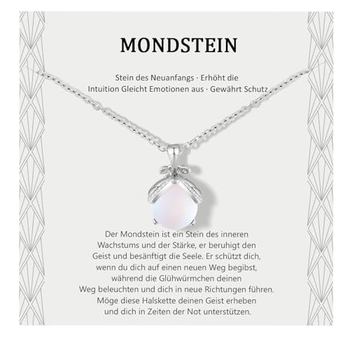 Lueaurra Geschenke für Frauen Halskette Glühwürmchen Mondstein Frau Idee Original Geschenk Teenager Mädchen Geschenke Weihnachten Geburtstagsgeschenk Geschenk für Mutter Tochter Schwester Freundin Lueaurra Geschenke für Frauen Halskette Glühwürmchen Mondstein Frau Idee Original Geschenk Teenager Mädchen Geschenke Weihnachten Geburtstagsgeschenk Geschenk für Mutter Tochter Schwester Freundin