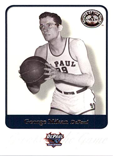 George Mikan Basketball Card (Depaul Blue Demons) 2001 Fleer Greats of the Game #27