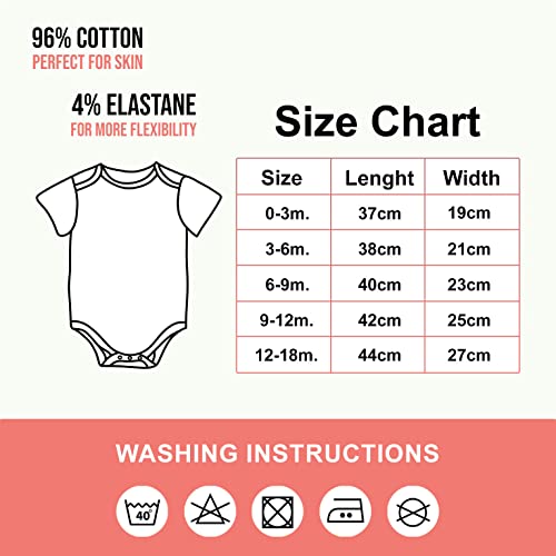 Variante de lepni.me bodys personalizados bebe 0-3 Meses Blanco