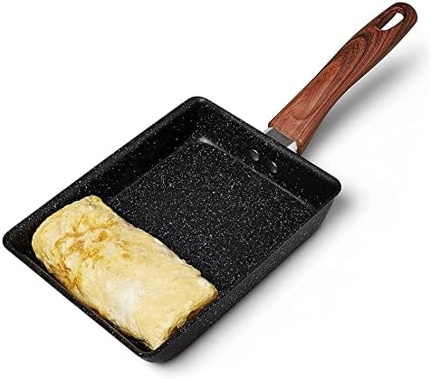 OulQinyhome Poêle à Tamagoyaki En Aluminium Antiadhésive - Poêle à